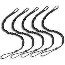 VEVOR 5 Pack Tool Lanyard Safety Fall Protection Tools Leash Aluminum Screw Lock