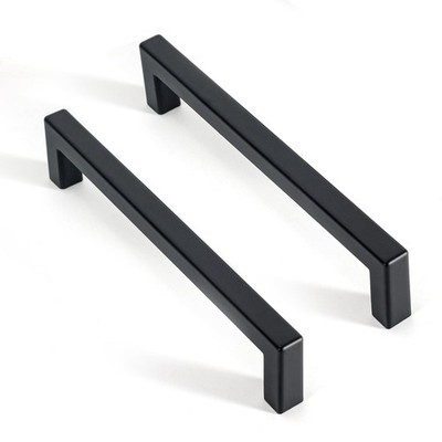 30PCS Matte Black Cabinet Pulls 4.13 Inch Drawer Handles Kitchen Bathroom Set