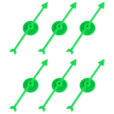 6Pcs Plastic Arrow Pointer for Party DIY Board Game School Classroom Home Using 