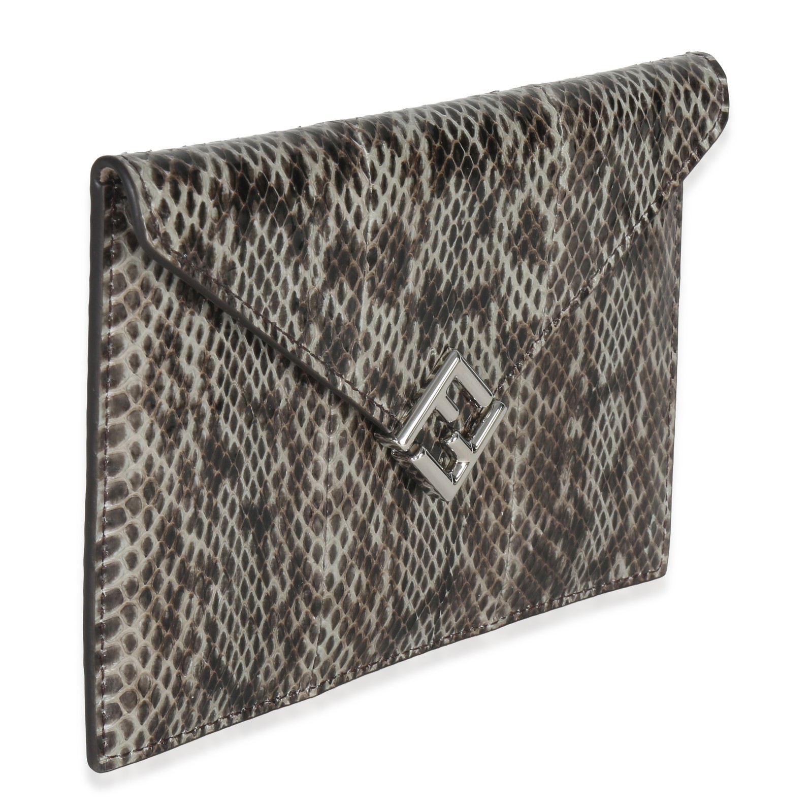 Fendi Multicolor Python FF Small Busta Pouch - image 3