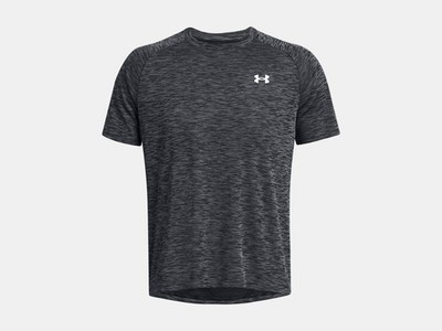 Under Armour Men's Tech Textured T-Shirt - Black/White