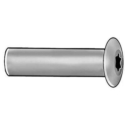 Arch Barrel, 3/8''-16, 1 In Brl Lg, 1/2 In Brl Dia, Stainless Steel Plain, Z1634