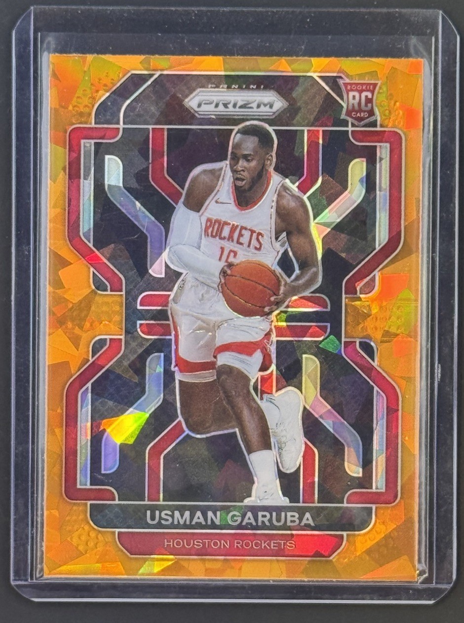 2021-22 Panini Prizm - Usman Garuba #321 Orange Ice Prizm (RC)