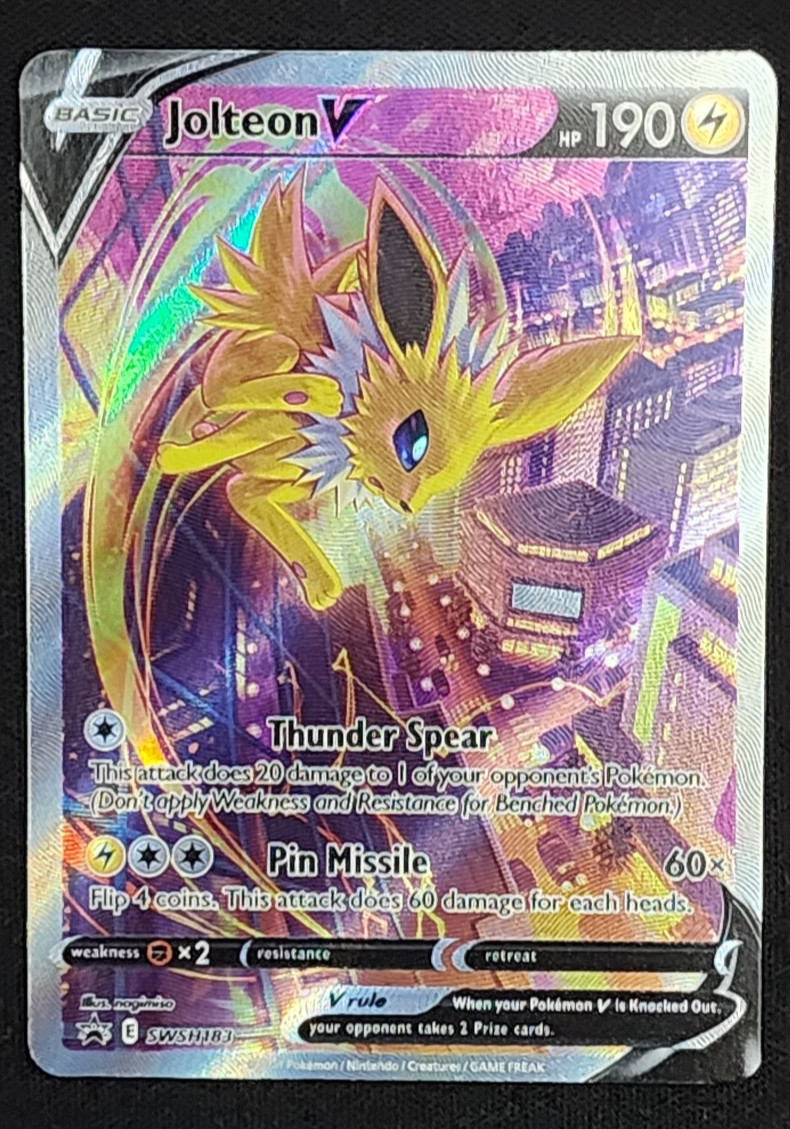 Jolteon V SWSH183 SWSH: Sword & Shield Promo Cards Holo