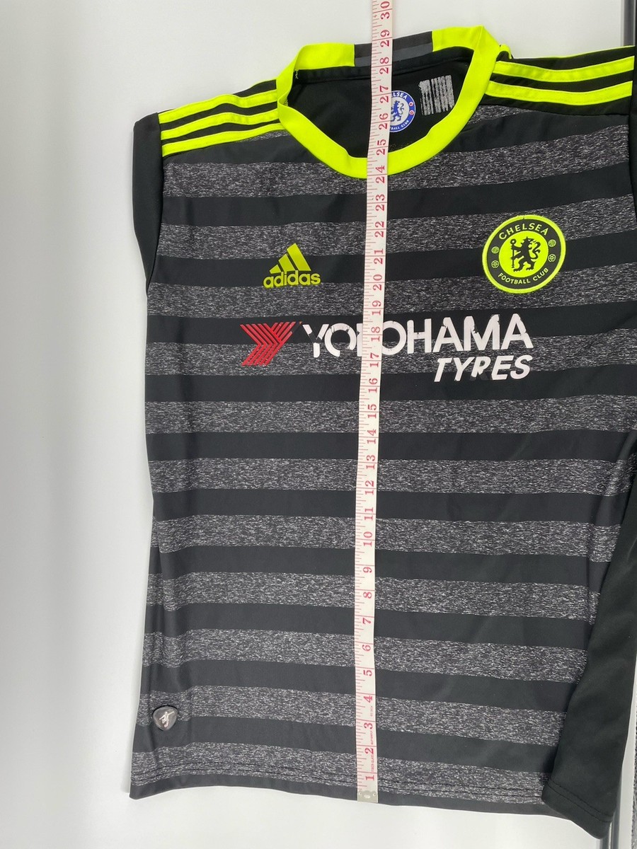 Adidas Chelsea FC Third Jersey Black/Neon Soccer Shirt Gringo