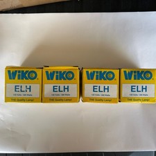 4 WIKO AV / PHOTO LAMP ELH - 300 WATT / 120V bulb lot