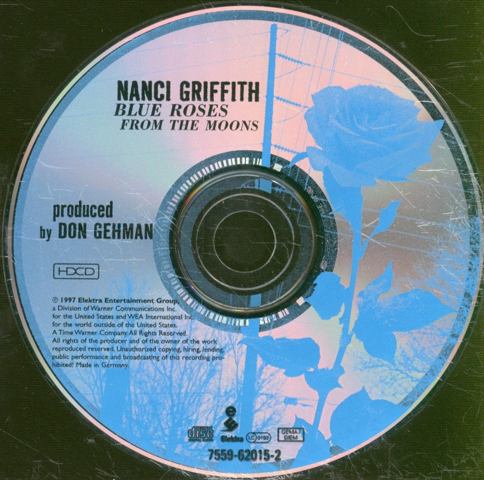 Nanci Griffith Blue Roses From The Moons CD Deutschland Elektra 1997 7559620152 - Bild 3 von 3