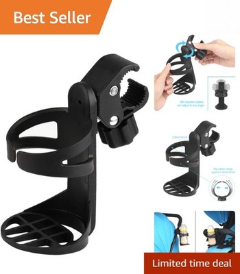 Secure Your Drink with This Universal 360° Stroller Cup Holder - Easy Install