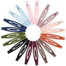 Hair Clips Little Barrettes 20 PCS Flat Thin Fine Snap Matte Hairclip Non Sli...