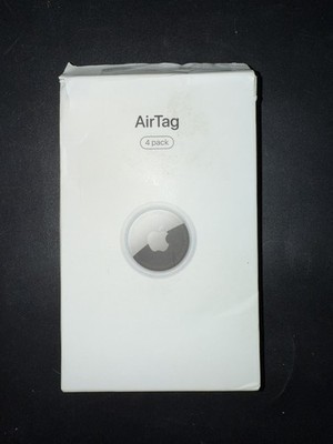 Authentic, Genuine Apple AirTag 4 Pack (OEM Air Tag Tags)