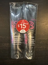 REDKEN HEAT DESIGN 09 THERMAL SHAPING BLOW DRY GELEE 5 OZ 2 PACK!!