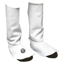 Bdg 64-1-Sp-15 Leather Welding Spat, Cowhide, 15 In Length, Gray, 15 In