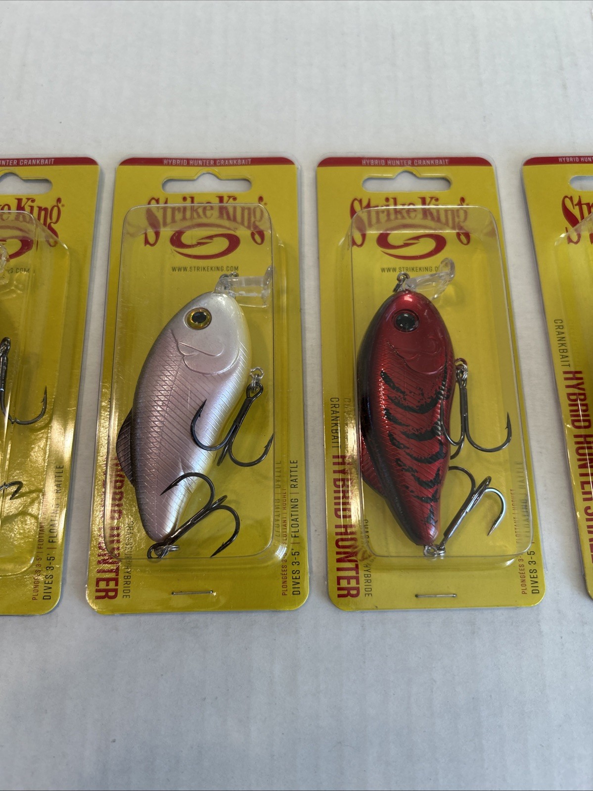 Lot Of 5 Strike King Hybrid Hunter Crankbait - Image 4