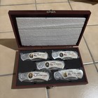 Vintage Presidential Knife Set with Wood Case Five 7 Inch Knives - Unused — photo 2