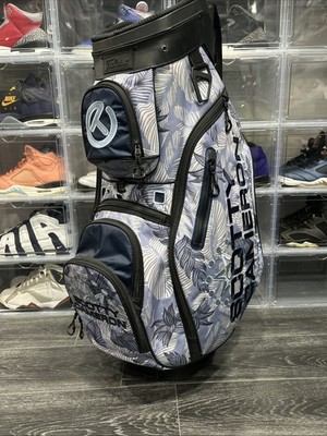 Scotty Cameron Blue Floral Circle T Explorer Cart Bag With Rain Cover