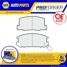 Brake Pads Set fits TOYOTA MR2 AW11 1.6 Rear 84 to 90 Proformer 0446532010