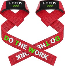 Premium Pro, Padded Weight Lifting Wrist Straps for Crossfit, Weightlifting