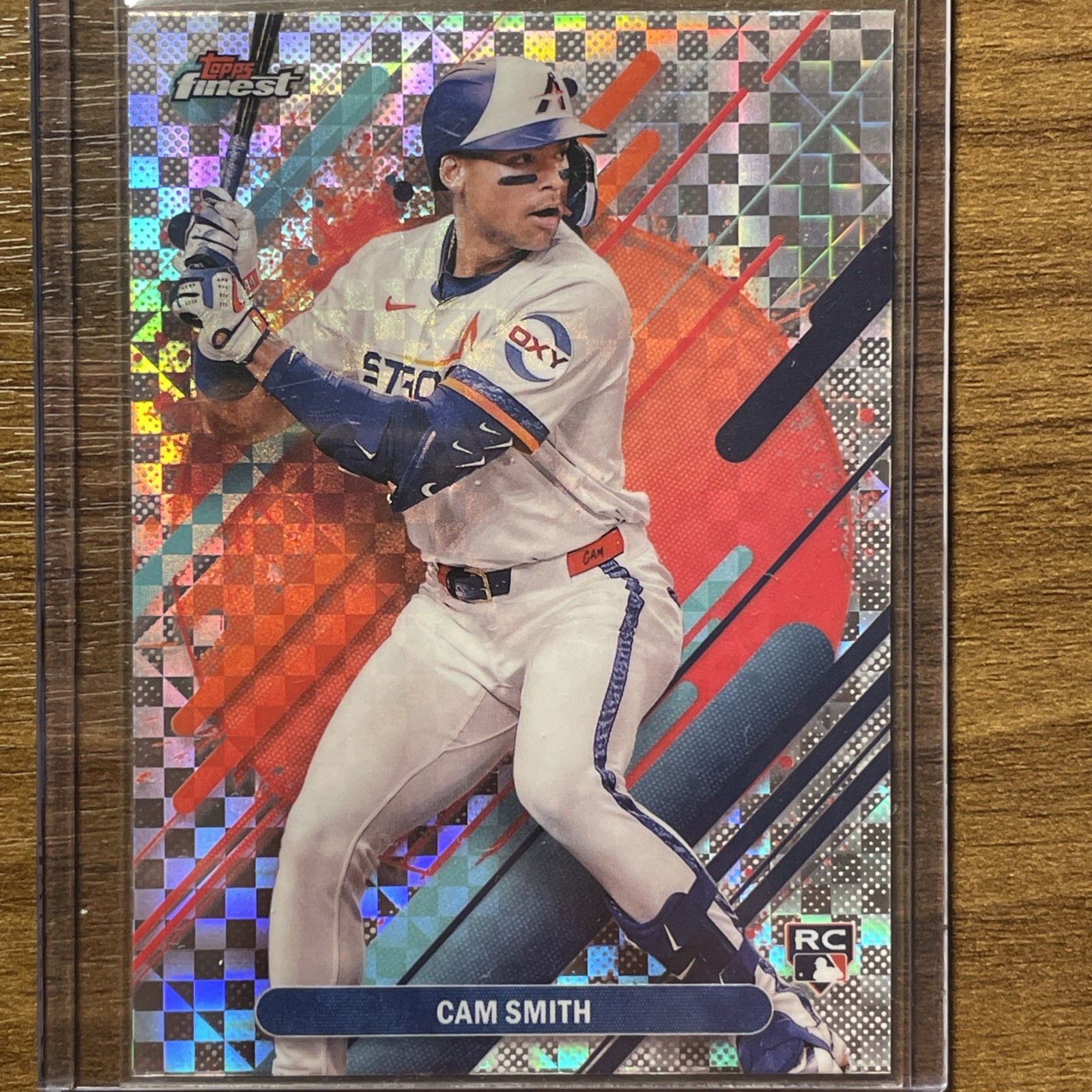 2025 Topps Finest - Rare Cam Smith #223 Checkerboard Refractor (RC)