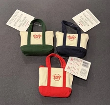 Trader Joe's Canvas Micro Tote & Grocery Bag Complete Set Limited Edition NWT