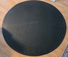 Rubber-Cal Circular Rubber Mat 54" Diameter 6mm Thick Indoor  Outdoor