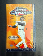 Topps 2006 Topps Chrome Baseball MLB Hobby Box Sealed 24 Packs 96 Cards