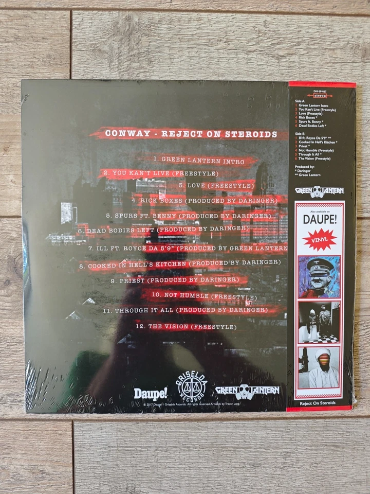 Conway - Reject On Steroids Vinyl LP Limited Neu Red OBI Versiegelt Daupe - Bild 2 von 2