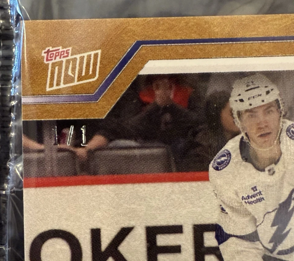 2024-25 NHL TOPPS NOW® Sticker #112 🏒 Brayden Point 🏒 TB Lightning ⚡️ GOLD 1/1 - Image 2 of 4