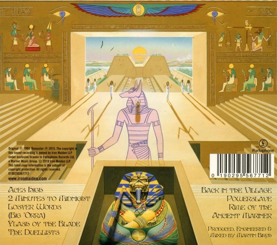 Iron Maiden  Powerslave Remastered  CD  NEU / OVP - Bild 2 von 3