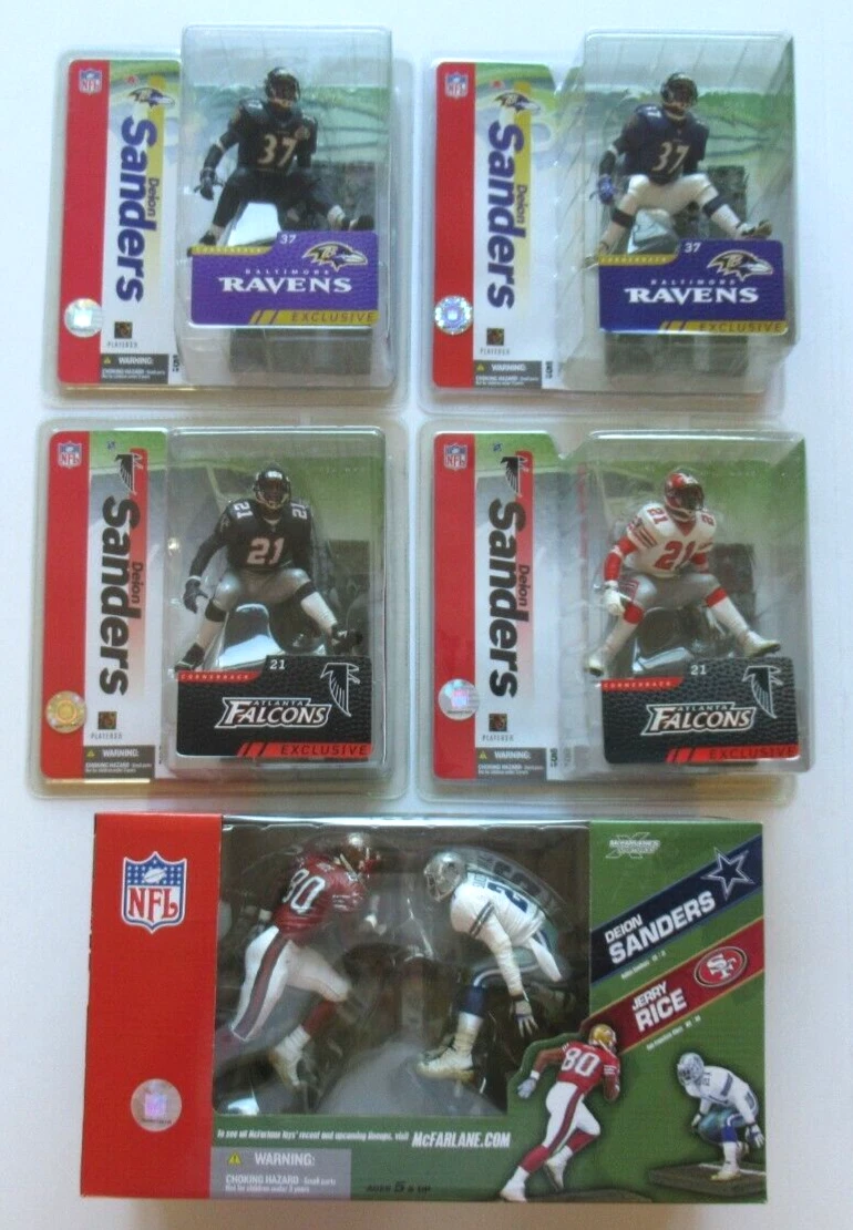 Jerry Rice Deion Sanders In Sports Action Figures for sale | eBay