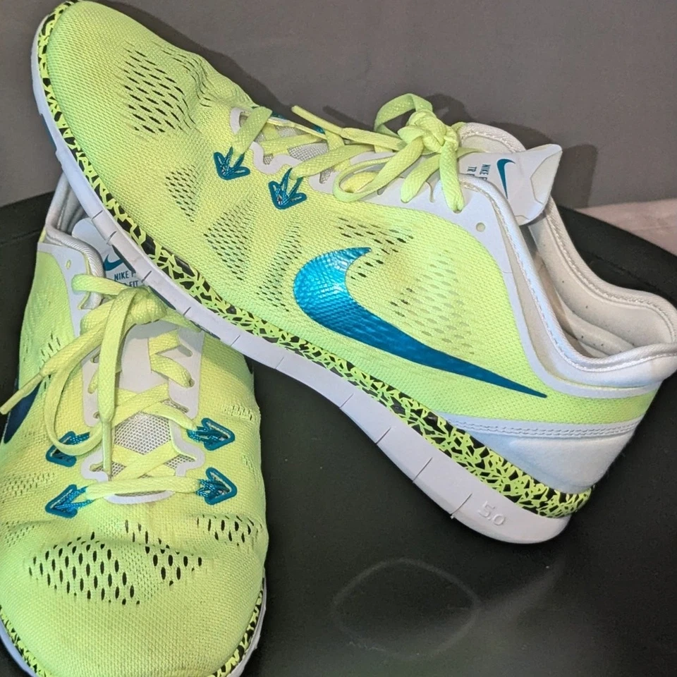 Nike Shoes Women's 9 Yellow FREE 5.0 TR FIT 5 WC Training & Running Volt 803199 - Image 3 of 4
