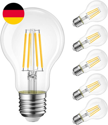 LVWIT 11W E27 Filament LED Glühfaden A60, Ultrahell 1521 LM, 2700K Warmweiß, Ers