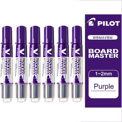 6er Pilot-Whiteboard-Marker Set umweltfreundlich nachfüllbar mittlere Kugel