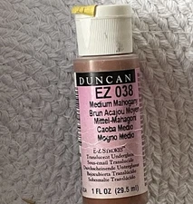 Duncan Ez 038 Medium Mahogany Ceramic Glaze E-Z Strokes 1oz
