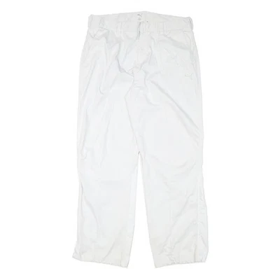 PUMA Pantalon Décontracté Droit Blanc Mélange Polyester W33 L30 Casual - Photo 1/4