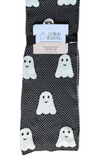 Goblin Ghoul Halloween Ghosts Smiling Throw Blanket 50x70 Halloween Knit NWT