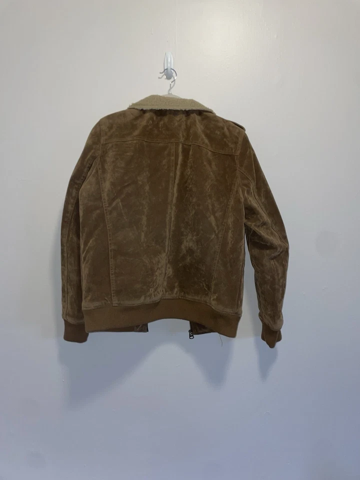 Vintage Levi's 71500 Brown Corduroy Sherpa Lined Trucker Jacket - Men' - Image 3 of 3