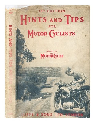 The Motor Cycle Noten & Tipps für Radfahrer / Von Road Rider 1955 Hardcover