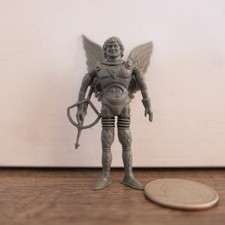 Colorforms aliens Outer Space Men Commander Comet 2" Mini gray Plastic