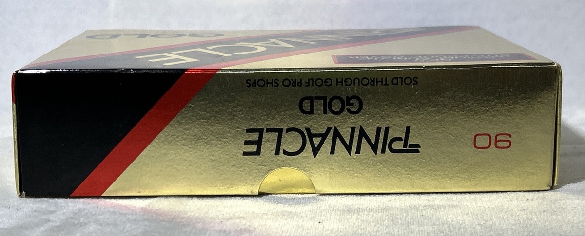 Pinnacle Gold 90 Box Of 12 Golf Balls Titleist Lithium Surlyn Cut