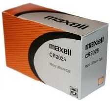 Box of 100 Maxell CR2025 3V Lithium Battery Hologram Packaging Exp. 2033