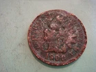 1900 Indian Head Penny IHP worn damaged album filler - actual coin in photo
