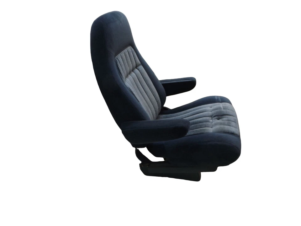 1988-1994 GMC K1500 Suburban Silverado Front Left Seat Assembly Blue Foto 4 de 4