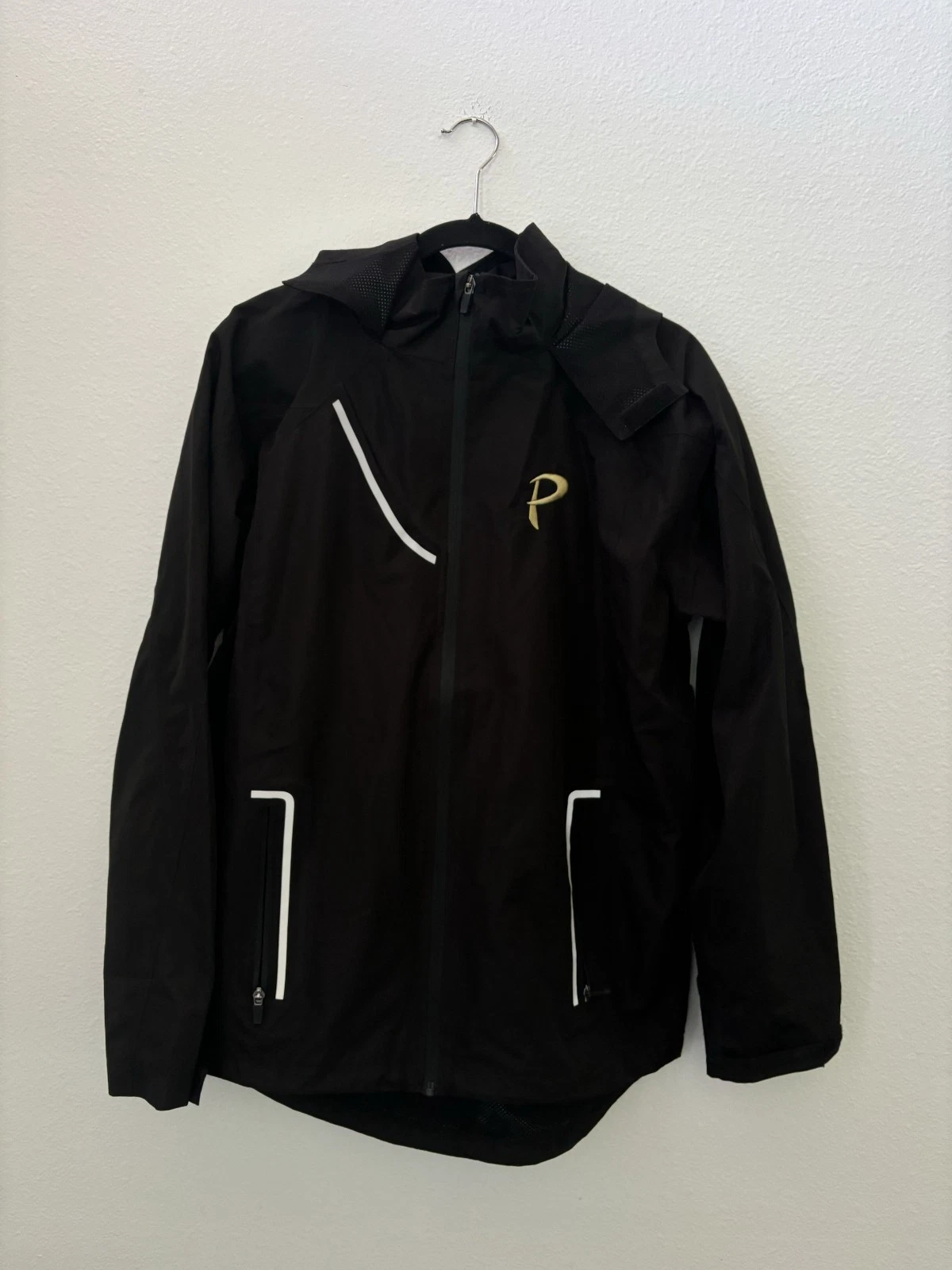 Plant Panthers High School Team 365 Black Full Zip Hooded Jacket Men’s M
