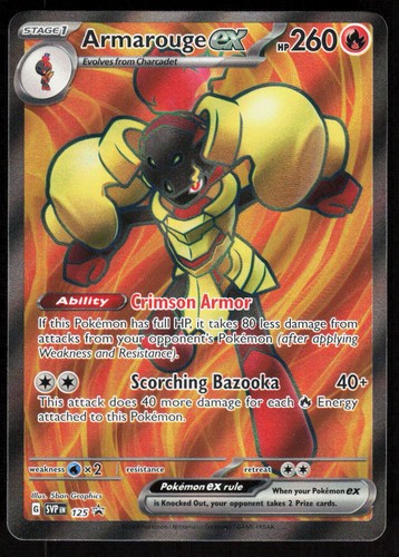 Armarouge ex 125 Scarlet & Violet Promo Pokemon - Promo Holo NM