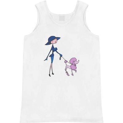Trägershirt/Tanktop ''Smart Lady Walking Dog'' für Erwachsene (AV062252)