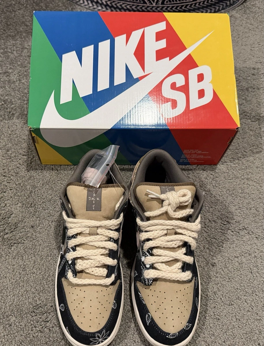 Preços baixos em Nike Travis Scott x SB Dunk PRM QS Low Cactus