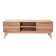 Mobile multimediale Mobile TV Mobile TV con 2 ante in faggio rosso