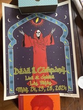 Dead and Company Sphere VIP Poster Las Vegas May 24-26 2024 Limited Signed Mint