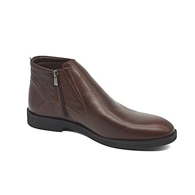 Plain Toe Side Zip Gentlemen s Ankle Boots