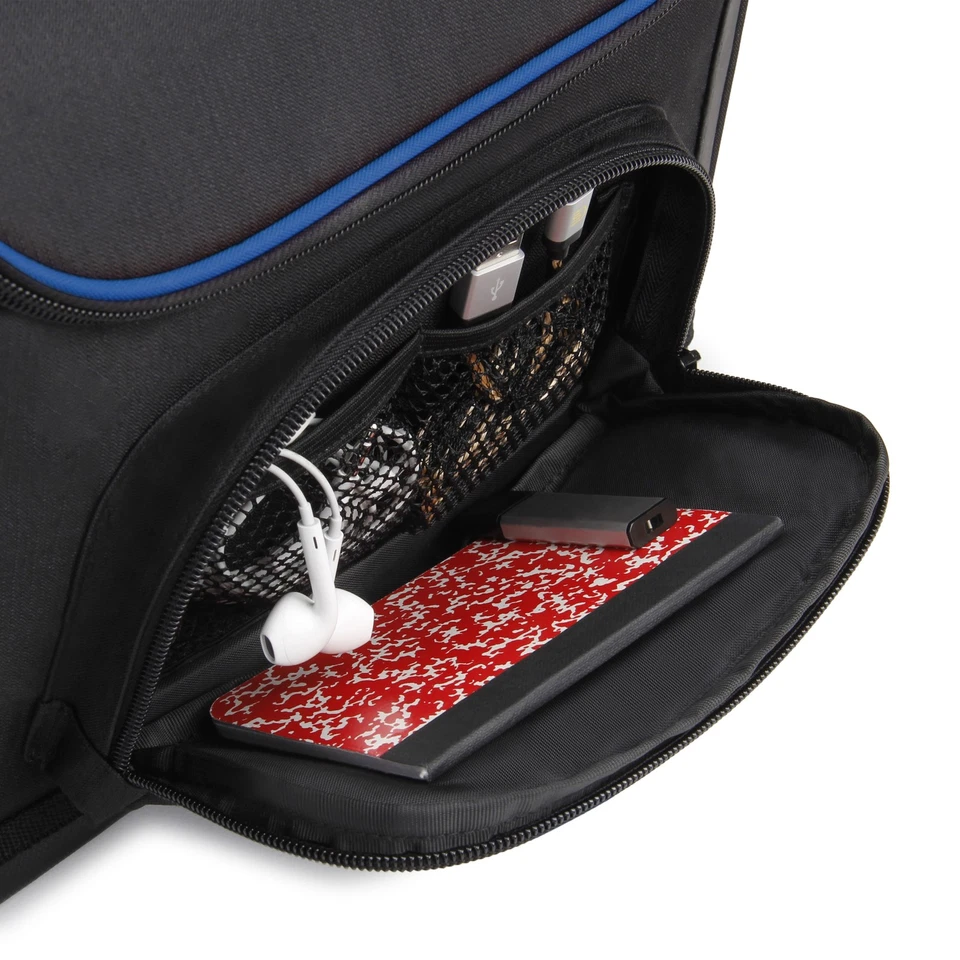 USA GEAR Tablet Bag for 11" iPad Pro, 10.9" iPad Air, 10.2" iPad (Blue) - Image 4 of 4